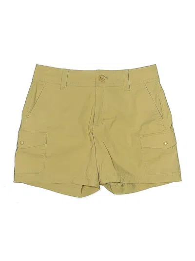 Pre-owned Eddie Bauer Cargo Shorts In Yellow