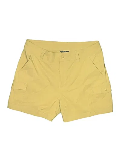 Pre-owned Eddie Bauer Cargo Shorts In Yellow
