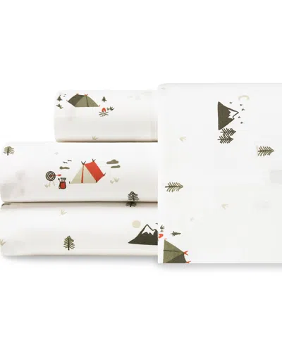 EDDIE BAUER EDDIE BAUER CASCADE CAMPING PERCALE SHEET SET