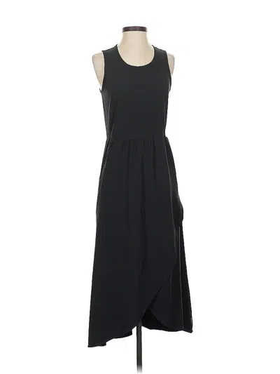 Pre-owned Eddie Bauer Casual Dress In Black