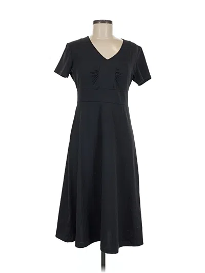 Pre-owned Eddie Bauer Casual Dress In Black