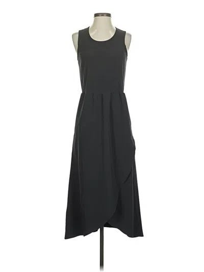 Pre-owned Eddie Bauer Casual Dress In Black