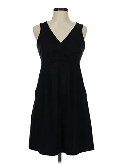 Pre-owned Eddie Bauer Casual Dress In Black