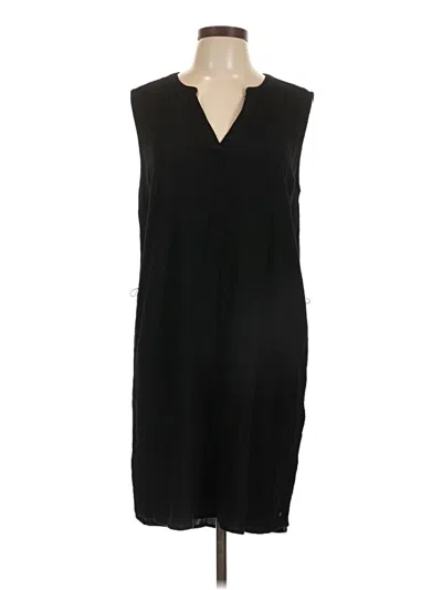 Pre-owned Eddie Bauer Casual Dress In Black