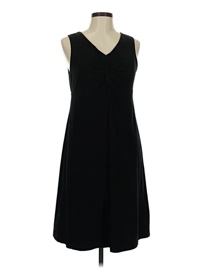 Pre-owned Eddie Bauer Casual Dress In Black
