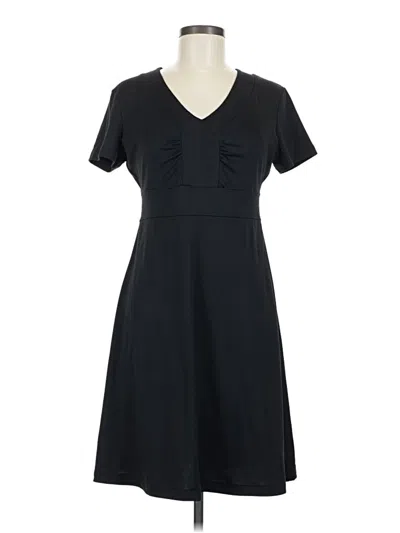Pre-owned Eddie Bauer Casual Dress In Black