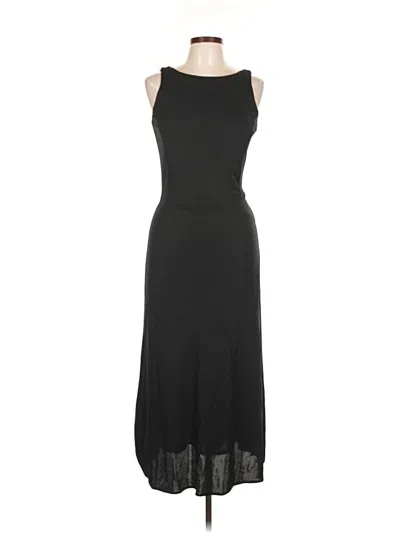 Pre-owned Eddie Bauer Casual Dress In Black
