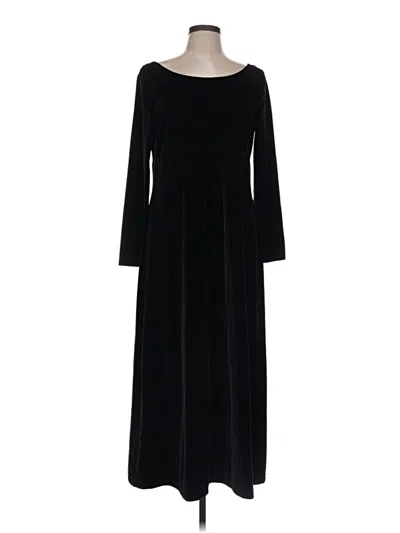 Pre-owned Eddie Bauer Casual Dress In Black