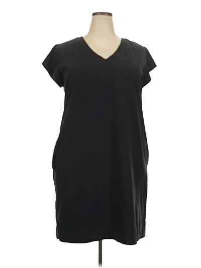 Pre-owned Eddie Bauer Casual Dress In Black