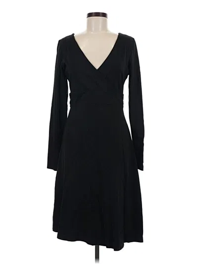 Pre-owned Eddie Bauer Casual Dress In Black