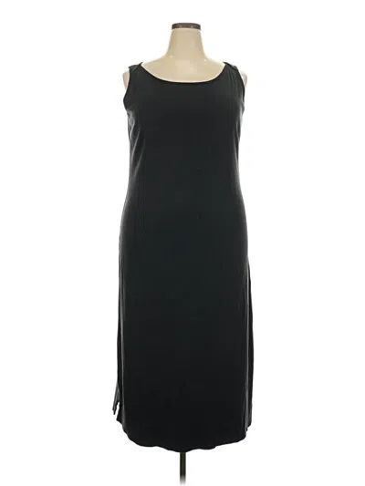 Pre-owned Eddie Bauer Casual Dress In Black