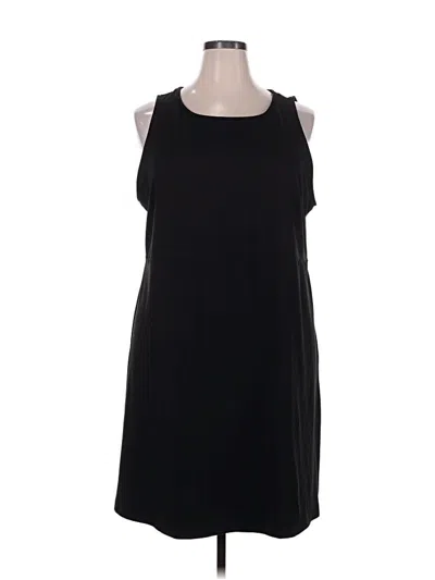 Pre-owned Eddie Bauer Casual Dress In Black