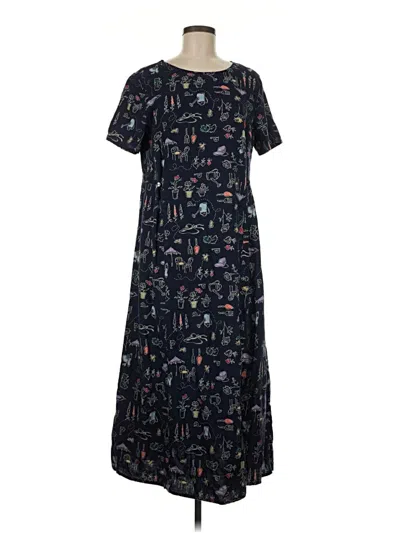 Pre-owned Eddie Bauer Casual Dress In Black