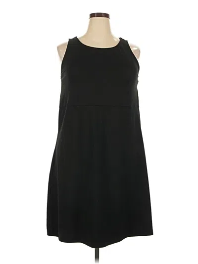 Pre-owned Eddie Bauer Casual Dress In Black