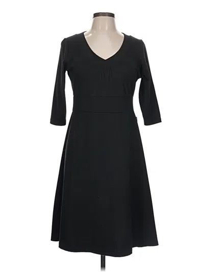 Pre-owned Eddie Bauer Casual Dress In Black