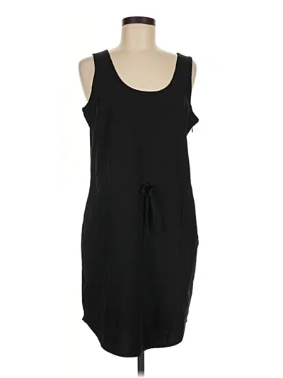 Pre-owned Eddie Bauer Casual Dress In Black