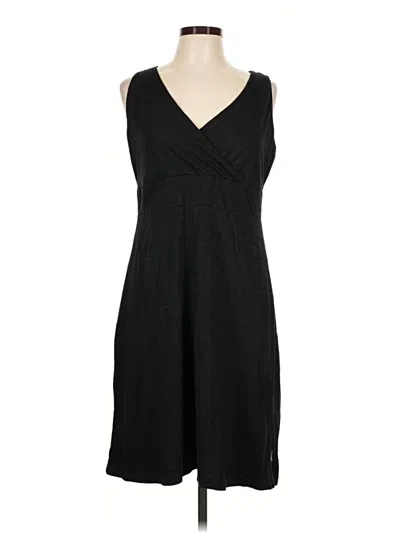 Pre-owned Eddie Bauer Casual Dress In Black