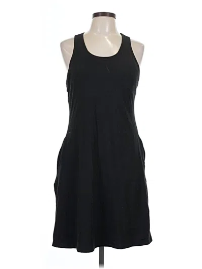 Pre-owned Eddie Bauer Casual Dress In Black