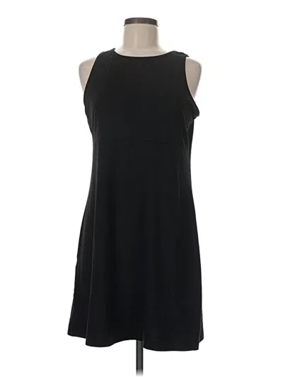 Pre-owned Eddie Bauer Casual Dress In Black