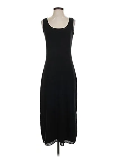 Pre-owned Eddie Bauer Casual Dress In Black