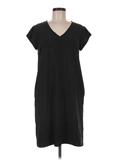 Pre-owned Eddie Bauer Casual Dress In Black