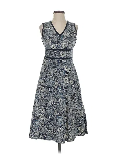 Pre-owned Eddie Bauer Casual Dress In Blue