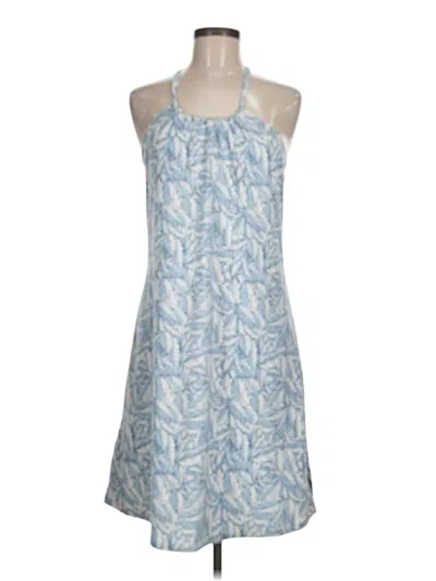 Pre-owned Eddie Bauer Casual Dress In Blue