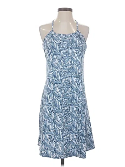 Pre-owned Eddie Bauer Casual Dress In Blue