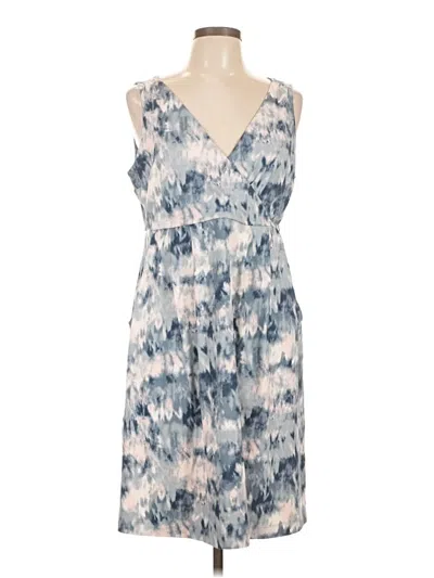 Pre-owned Eddie Bauer Casual Dress In Blue