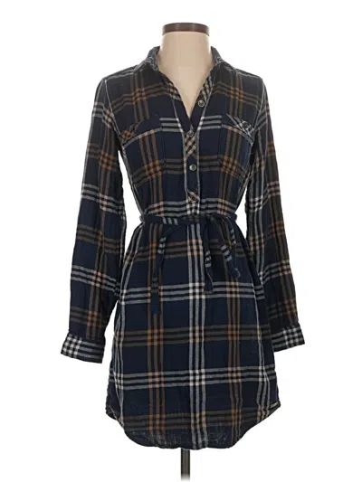 Pre-owned Eddie Bauer Casual Dress In Blue