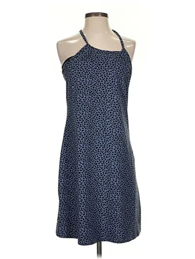 Pre-owned Eddie Bauer Casual Dress In Blue