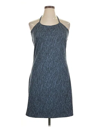 Pre-owned Eddie Bauer Casual Dress In Blue