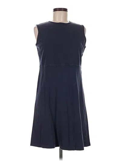 Pre-owned Eddie Bauer Casual Dress In Blue