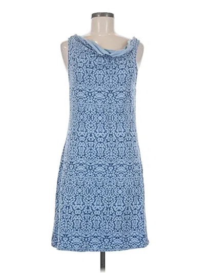 Pre-owned Eddie Bauer Casual Dress In Blue