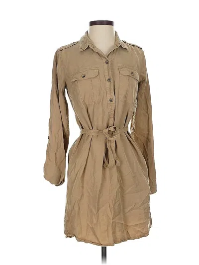 Pre-owned Eddie Bauer Casual Dress In Brown