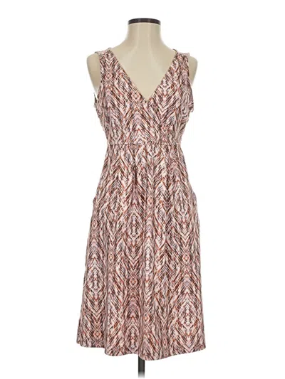 Pre-owned Eddie Bauer Casual Dress In Brown