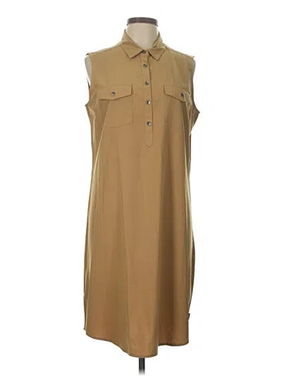 Pre-owned Eddie Bauer Casual Dress In Brown