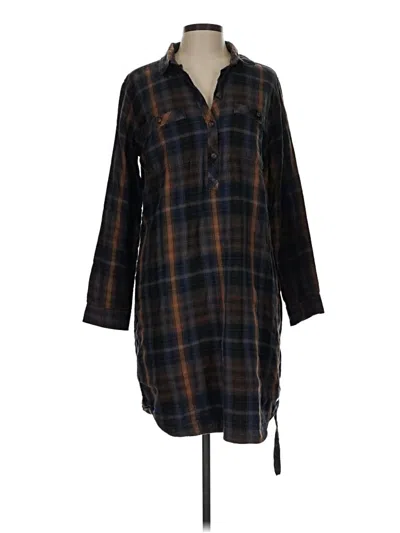 Pre-owned Eddie Bauer Casual Dress In Brown