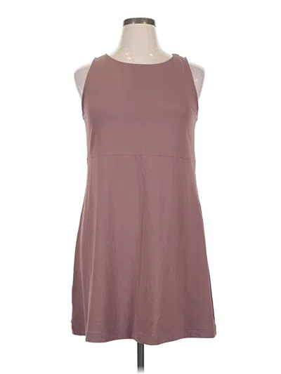 Pre-owned Eddie Bauer Casual Dress In Brown