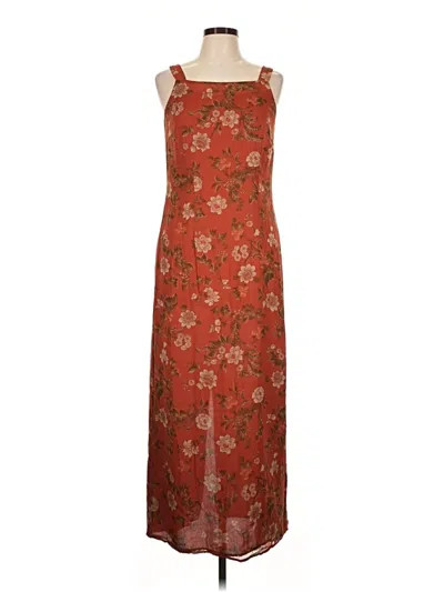 Pre-owned Eddie Bauer Casual Dress In Brown