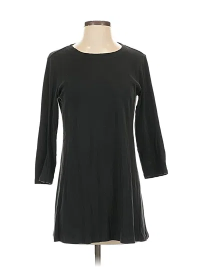 Pre-owned Eddie Bauer Casual Dress In Gray