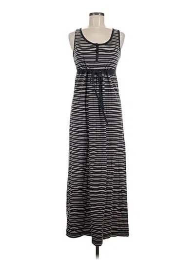 Pre-owned Eddie Bauer Casual Dress In Gray