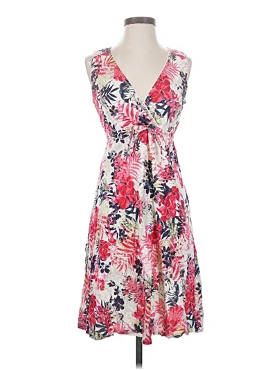 Pre-owned Eddie Bauer Casual Dress In Pink