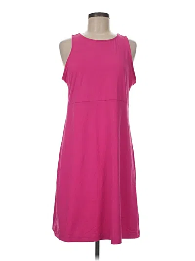 Pre-owned Eddie Bauer Casual Dress In Pink