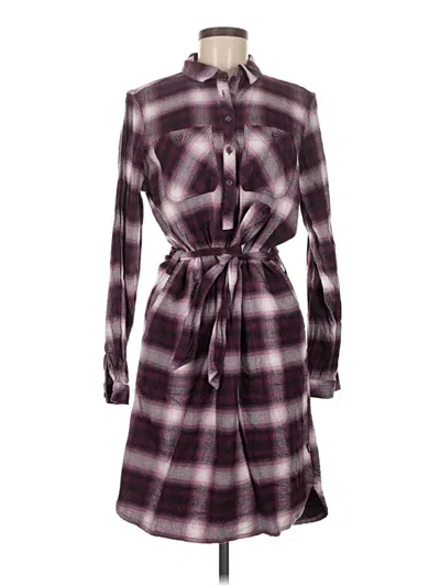 Pre-owned Eddie Bauer Casual Dress In Purple