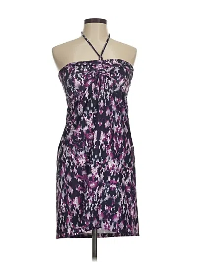 Pre-owned Eddie Bauer Casual Dress In Purple