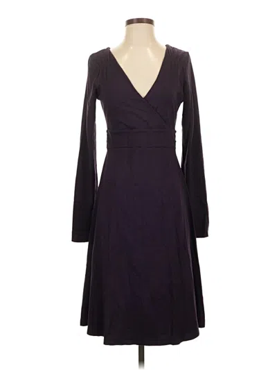 Pre-owned Eddie Bauer Casual Dress In Purple
