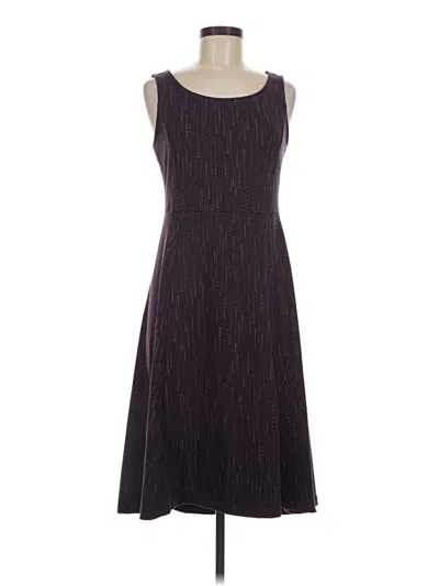 Pre-owned Eddie Bauer Casual Dress In Purple