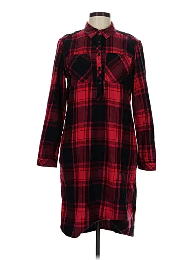 Pre-owned Eddie Bauer Casual Dress In Red