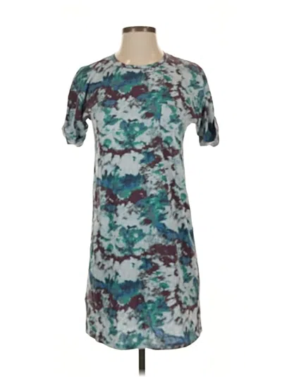 Pre-owned Eddie Bauer Casual Dress In Teal
